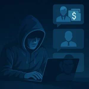 CEO impersonation via deepfake technology